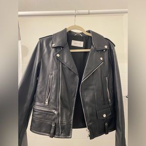 Leather Biker Jackey